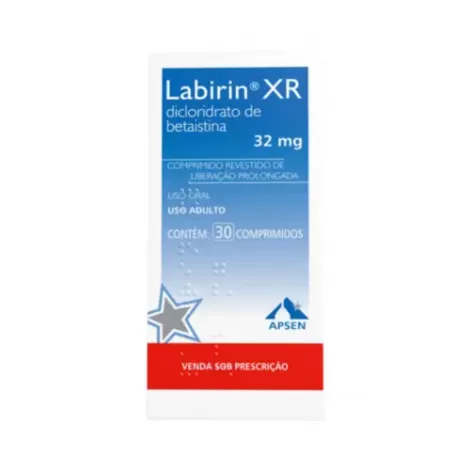 Labirin XR 32mg Apsen 30 Comprimidos Revestidos