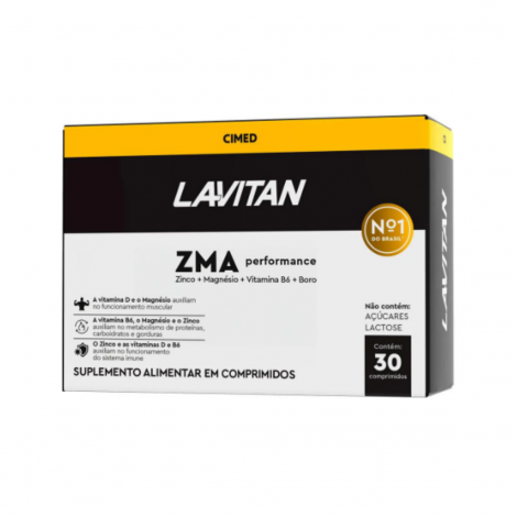 Polivitamínico Lavitan Zma Performance 30 Comprimidos