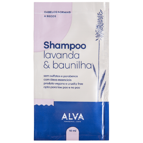 Sache Shampoo Lavanda E Baunilha Alva 10Ml Lote:24345 Val:052026